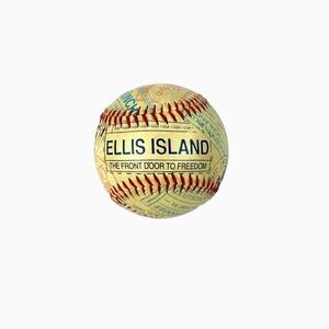 Ellis Island Collectible Baseball Souvenir The Front Door to Freedom Remembrance